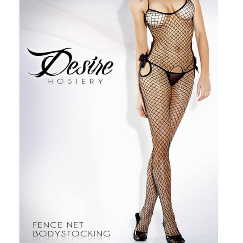 Fantasy queen fence net bodystocking